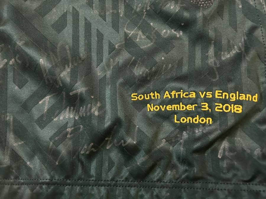 Rugby : Springbok Players Jersey 2018 ( Blood Jersey )