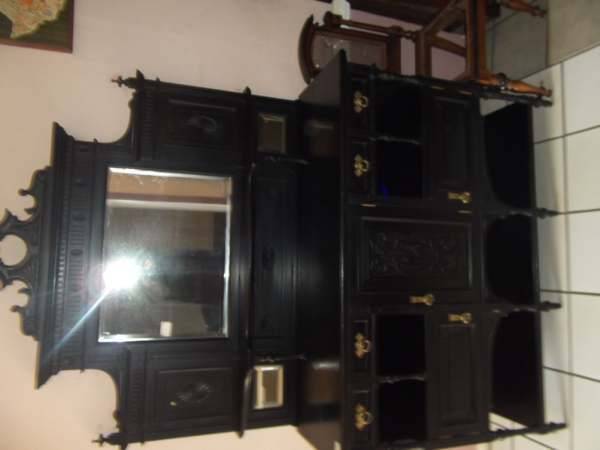 EDWARDIAN DISPLAY CABINET