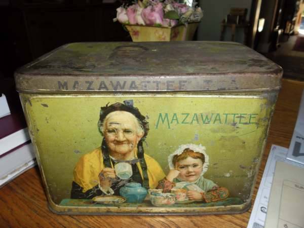 MAZAWATTEE TEA TIN