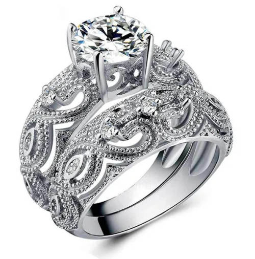 Luxury CZ Wedding Set