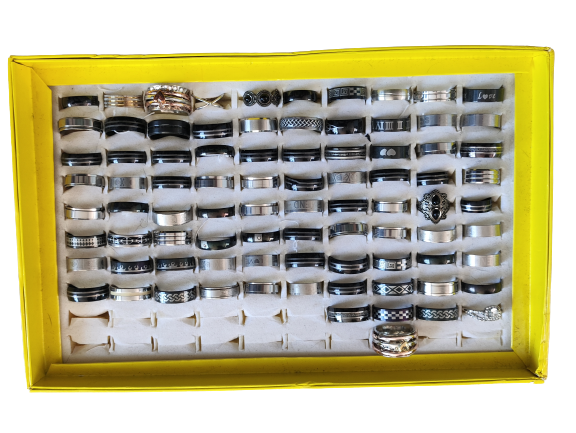 Bulk Buy - 85 Men`s and Womens Rings - varying sizes