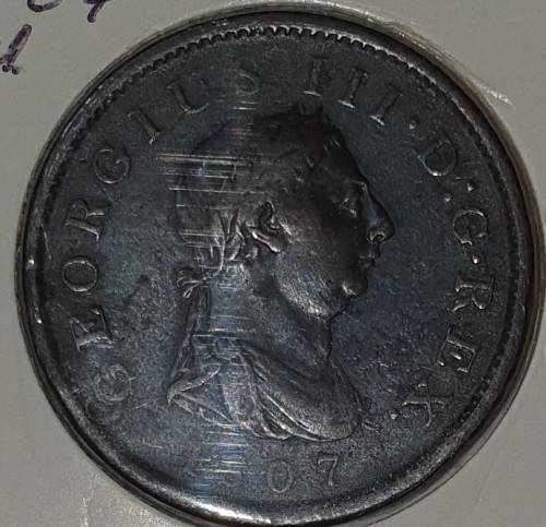 george Britain 1807 penny