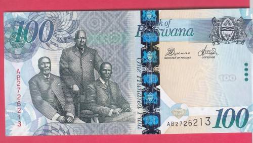 BOTSWANA 2010 100 PULA