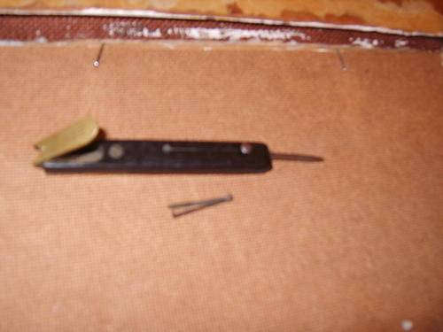 antique thumbpress quill cutter circa 1830-50