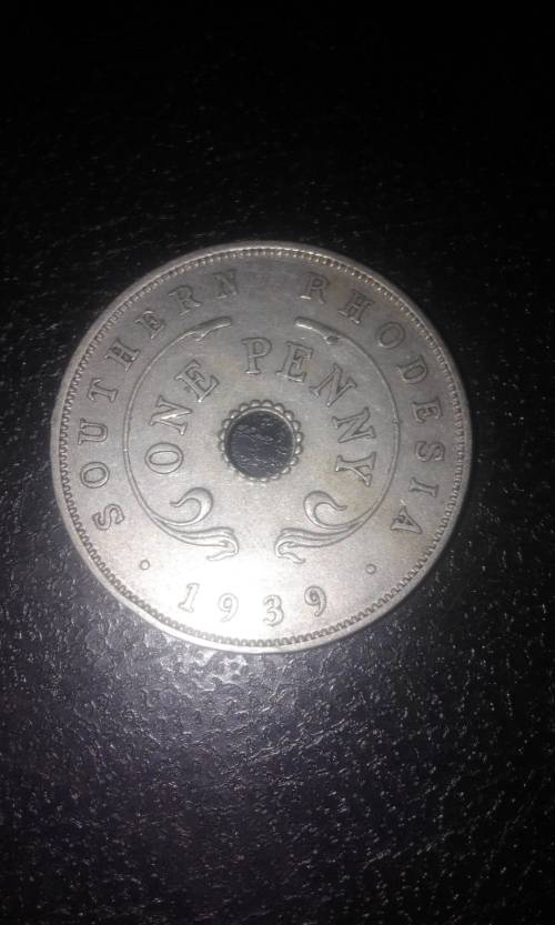 1939 1d from Southern Rhodesia