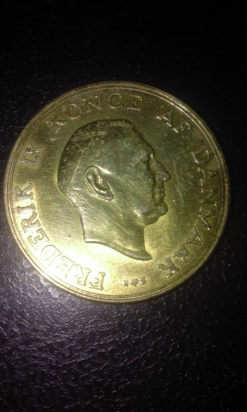 1955 2 kroner from Danmark