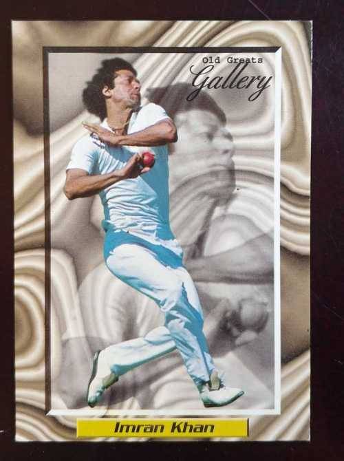 Imran Khan Pakistan no57 1996 KTV Sports deck old greats gallery cricket card