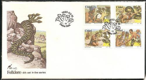 FDC - Ciskei - Folklore1.33