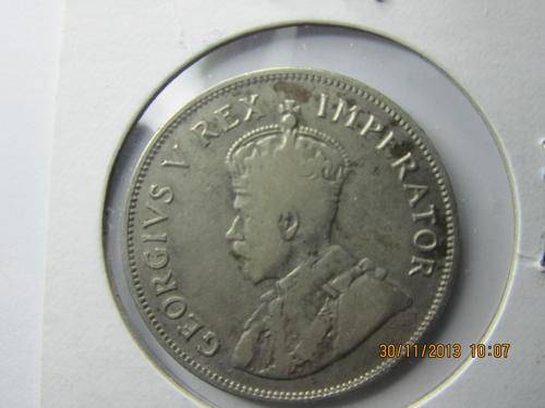 1924 HALF CROWN ! VERY GOOD CONDITION !! RARE !! LOW START