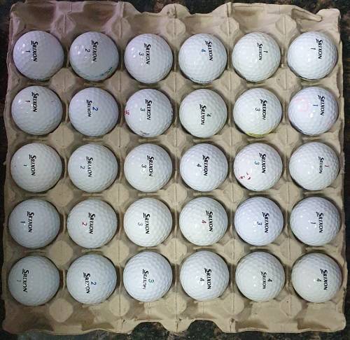Srixon second hand golf balls