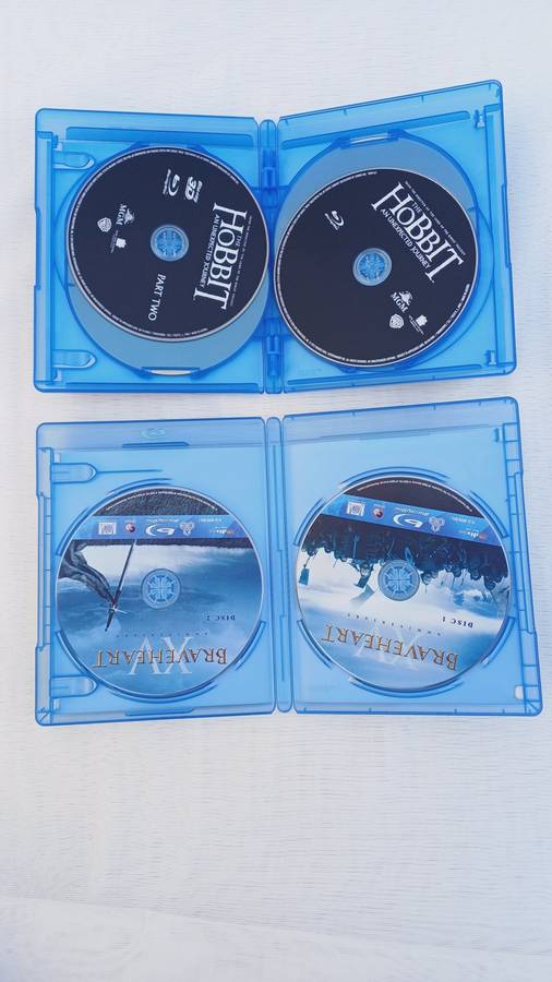 Bundle of 12 Blu Ray DVD's + 3D Active Glasses