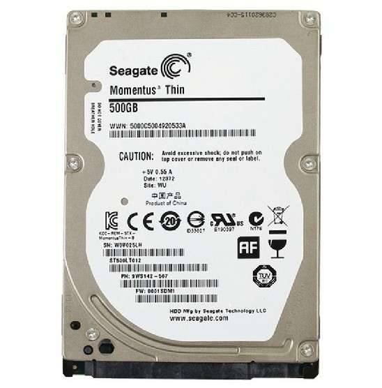 500GB 2.5", Internal Laptop Hard Drive, SATA