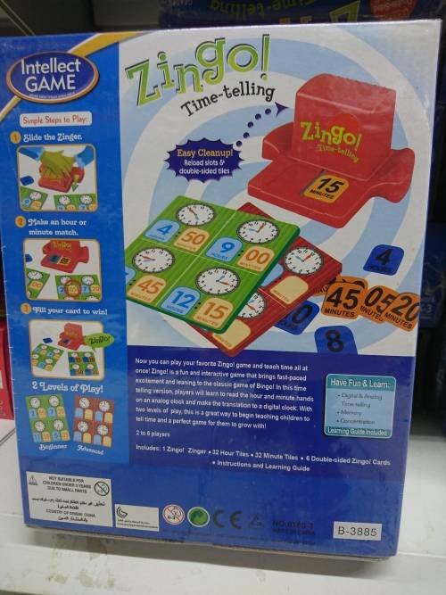 Zingo Time Telling
