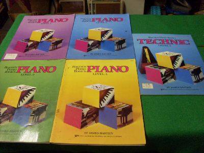 5 Bastien Piano Books  James Bastien
