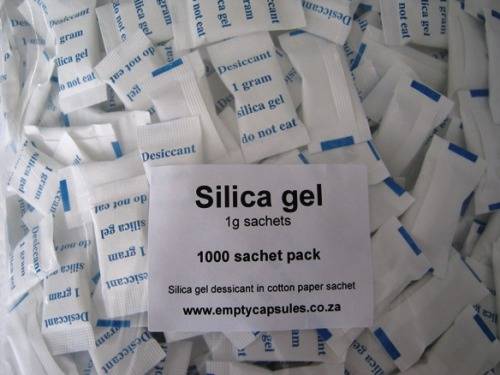 1g Silica gel sachets - 1000 sachet pack