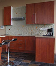 Kitchen with Sandstone counter top