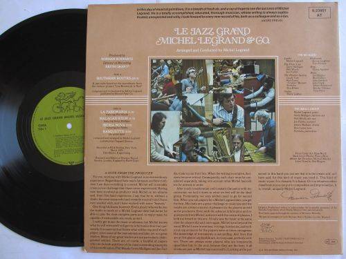 MICHEL LEGRAND & CO. LE JAZZ GRAND - GERMANY - VG+ / EX GATEFOLD