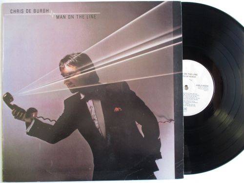 CHRIS DE BURGH - MAN ON THE LINE - RSA - VG+ / VG