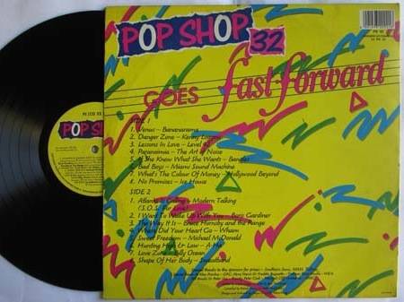POP SHOP 32 GOES FAST FORWARD - RSA - VG / VG+ GATEFOLD