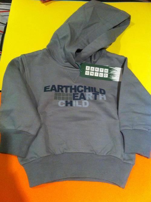Earth Child 100% Cotton Hoodie 6-12 Months