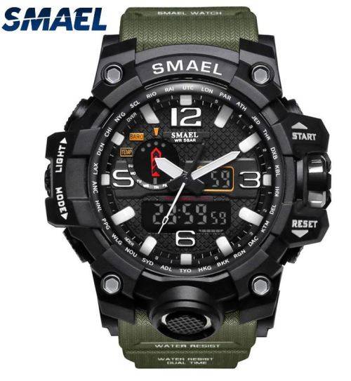 SMAEL Multi-function Digital Military Quartz Sport Wristwatch