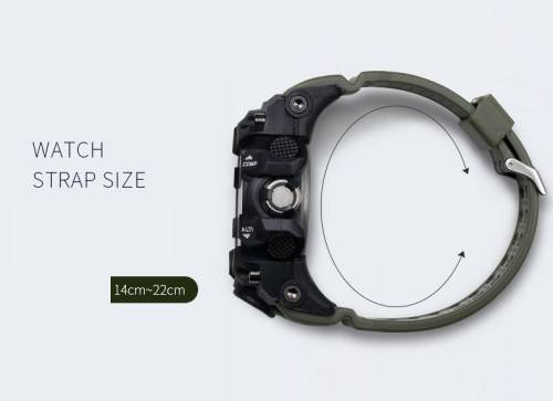 SMAEL Multi-function Digital Military Quartz Sport Wristwatch