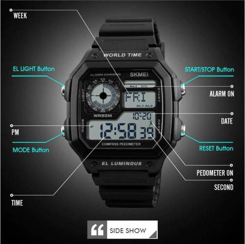 SKMEI Sports Cronograph Mens Watch