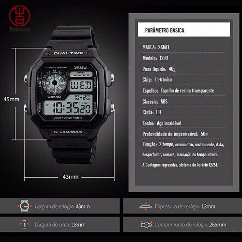 SKMEI Sports Cronograph Mens Watch