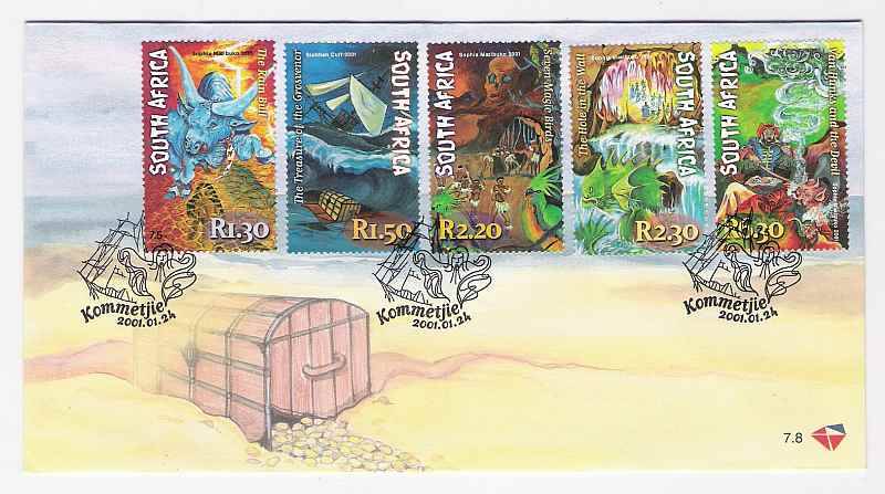 2001 RSA FDC No. 7.8 - S.A Myths and Legends.
