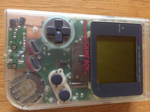 Nintendo GAME BOY 1989 Clear Case version