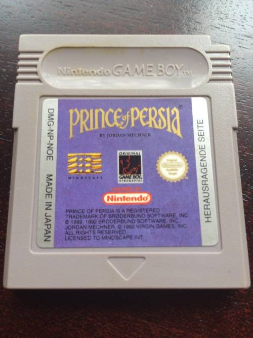 Prince Of Persia - Original Nintendo Game Boy game cartridge