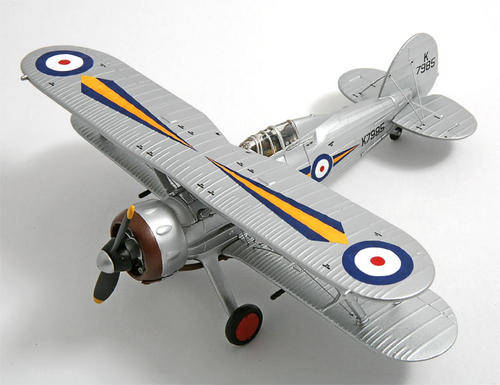 1/72 Diecast Corgi Gloster Gladiator No. 73 Sqn. RAF 1937. With metal rigging!! Check out the pics!!