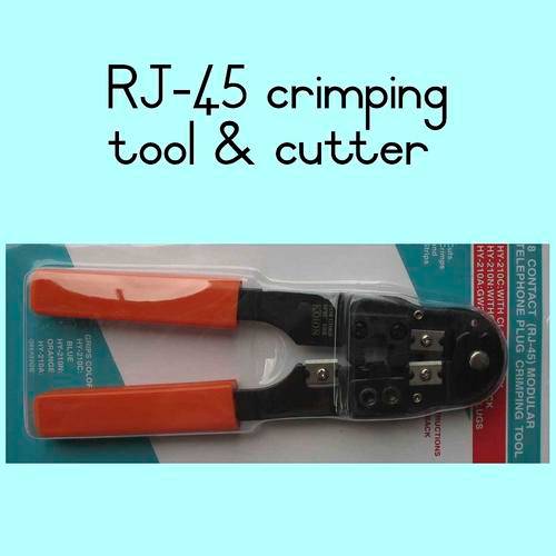 RJ-45 crimping tool