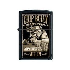 Genuine Zippo Lighter - Chip Bully American Hardcore - 2010