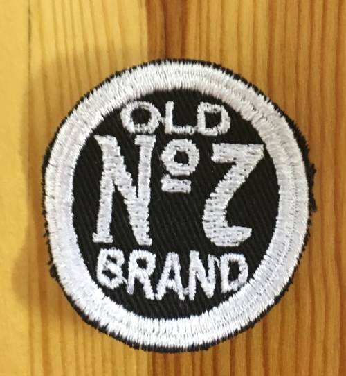 BDG542 Jack Daniels  no 7 small badge patch