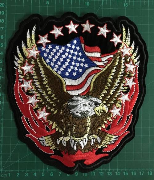 EB5 LARGE American eagle patch 19cm x 18cm