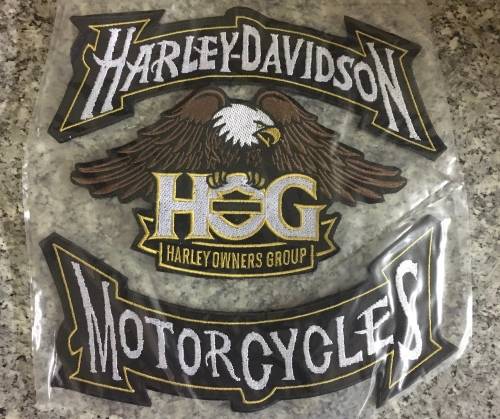 BDG HOG Eagle badge patch set with rockers
