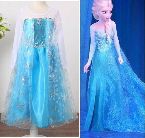 Frozen Elsa "Sparkle"Dress - IN STOCK - Frozen Dress - Size 6-7