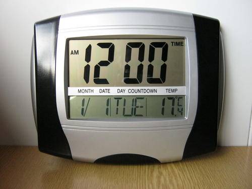 Multifunction digital wall and or desk clock