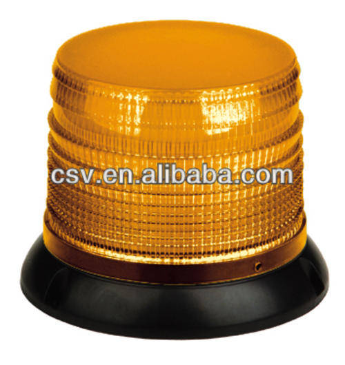 AMBER EMERGENCY SOLAR POWERED LIGHT WITH MAGNETIC BASE