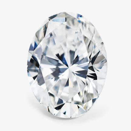 **CERTIFIED** 1.02CT OVAL LAB GROWN DIAMOND, F, VS2