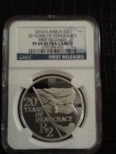 20 years of democracy R2 pf69 ultra cameo first release