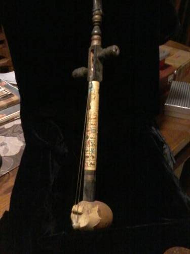 Old vintage odd guitar