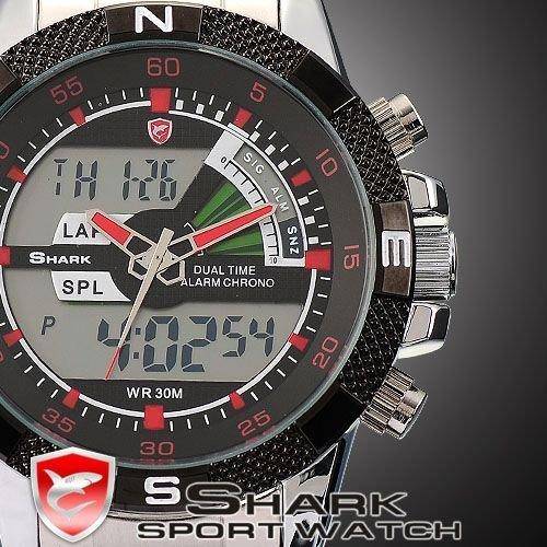 Shark Sport Watch - Analogue and Digital-Authentic - Great sporty watch