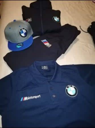 Navy Blue- BMW Softshell Tracksuit+Cap+Golf Shirt (Sizes S- 3XL)