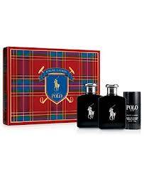 Ralph Lauren Polo Black Gift Set for Men 125ml EDT + 125ml After Shave + Deo