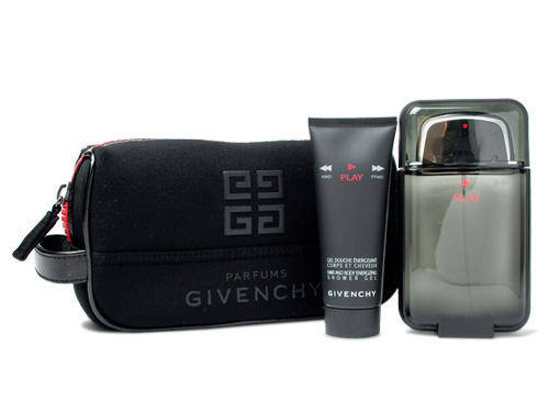 Givenchy Play Intense Gift Set For Men - 100ml EDT + Shower gel + Pouch