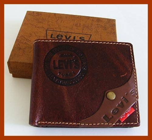 MENS LEVI'S WALLET - BROWN