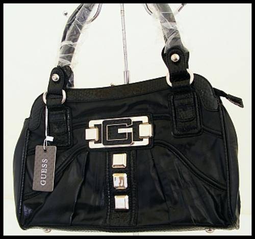 BLACK GUESS HANDBAG - LARGE SIZE