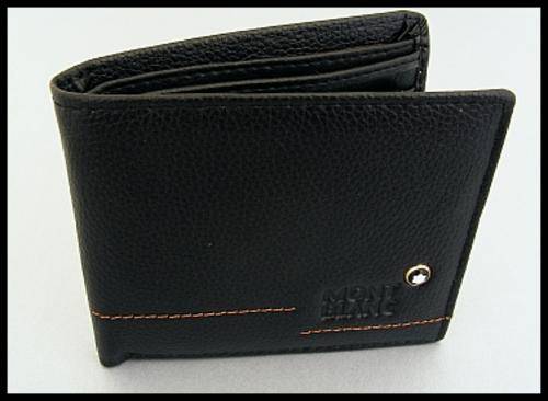 MENS MONT BLANC WALLET - BLACK